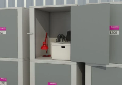 10 sq ft Locker storage unit